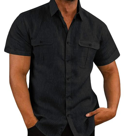 Camisa - Manga Corta Dos Bolsillos