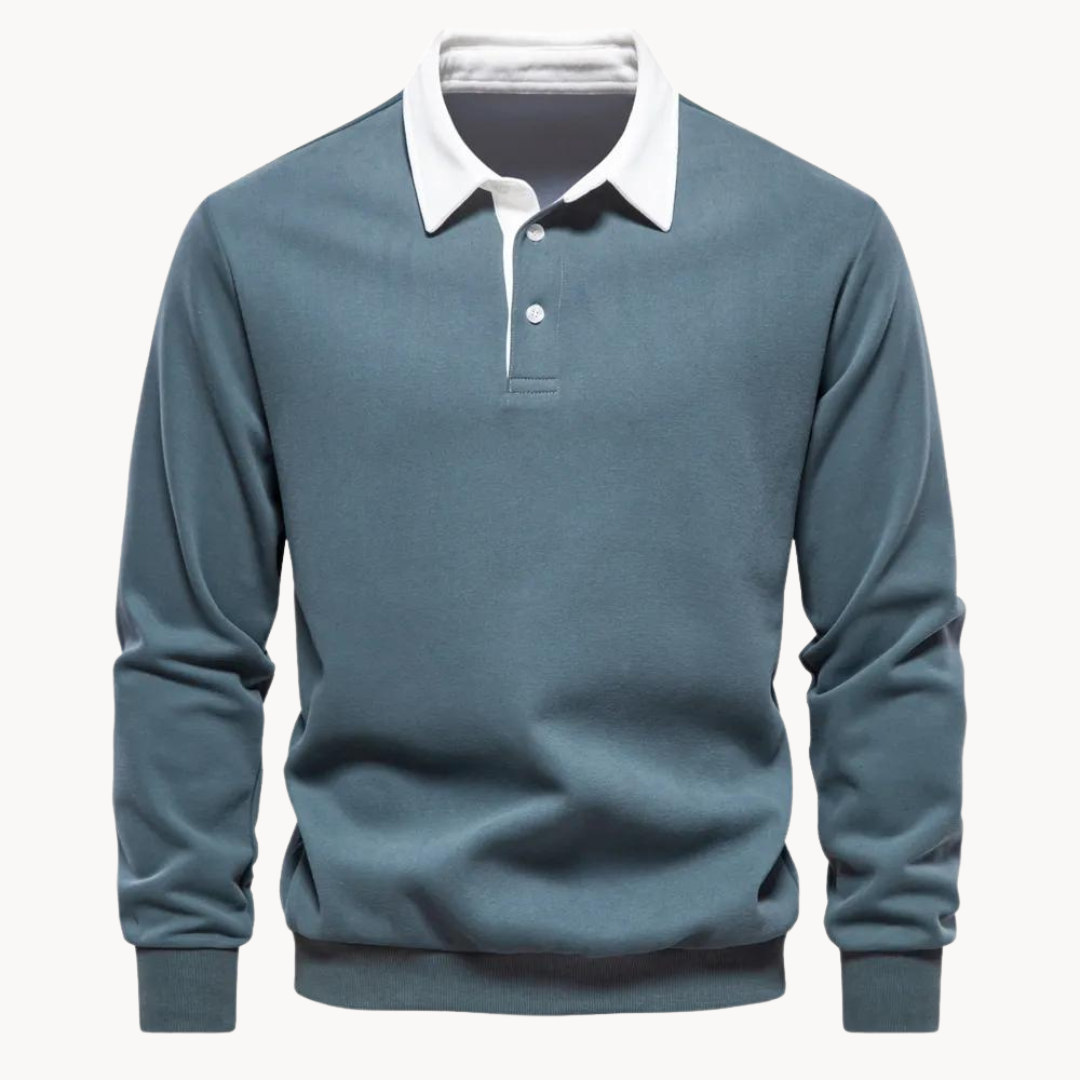 Sudadera Polo de Mezcla Suave - Flexible