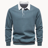Sudadera Polo de Mezcla Suave - Flexible