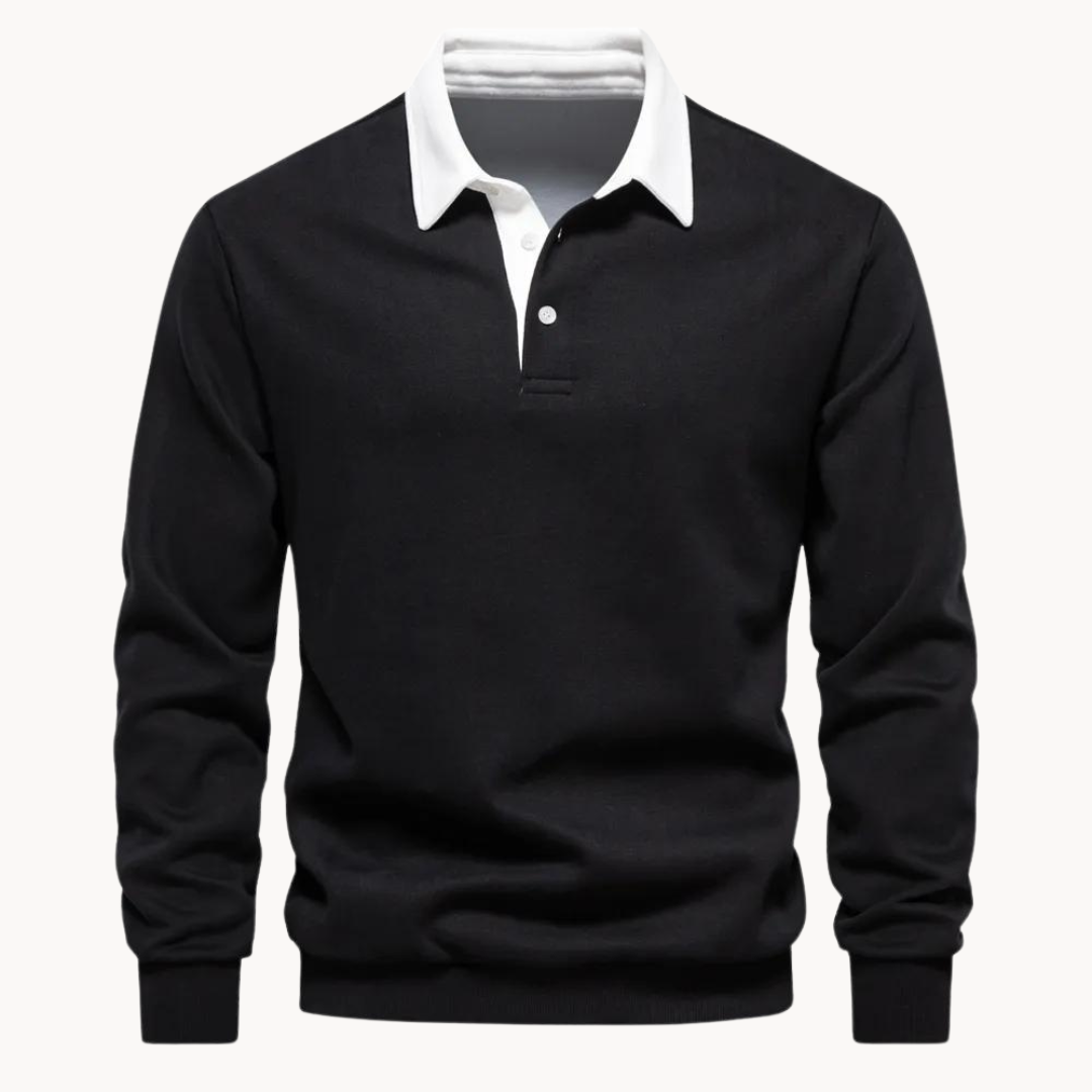 Sudadera Polo de Mezcla Suave - Flexible