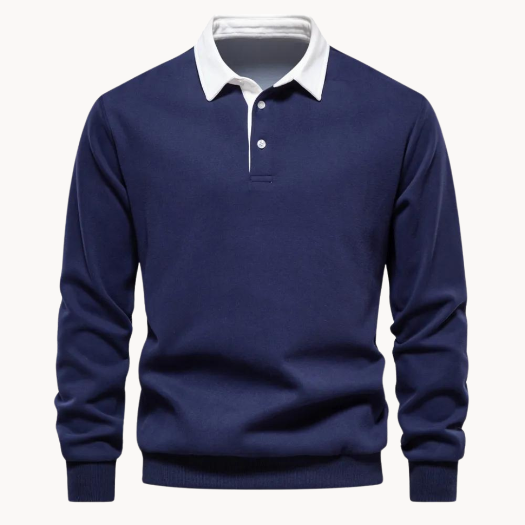 Sudadera Polo de Mezcla Suave - Flexible