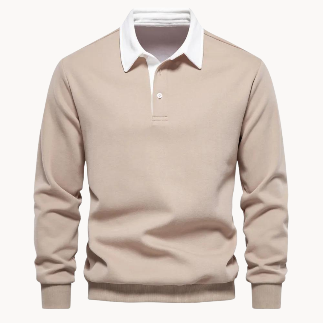 Sudadera Polo de Mezcla Suave - Flexible