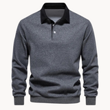 Sudadera Polo de Mezcla Suave - Flexible