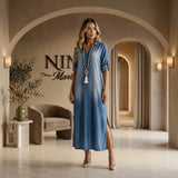 Ibiza - Vestido Maxi De Mezclilla