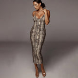 Leopardo - Vestido Ajustado Sexy