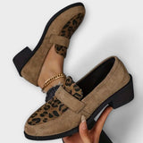 Carla - Zapatos elegantes de mujer con estampado de leopardo