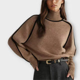 Emília - Suéter con cuello alto elegante