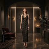 DOMINIKA - Vestido Maxi con Encaje