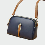 Bolsa de hombro de cuero elegante