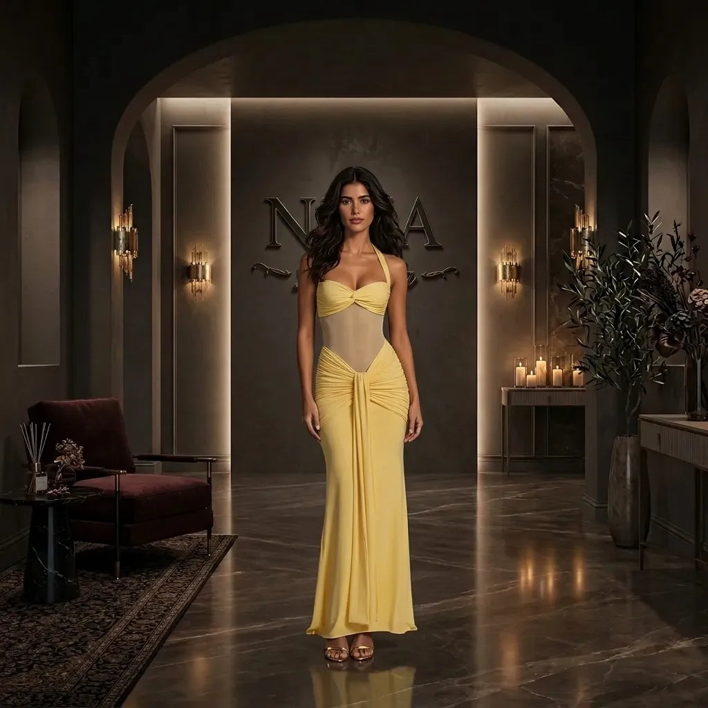 YARETZI - Vestido de Reloj de Arena Sirena