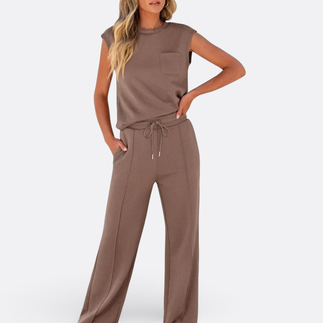 Íris - Conjunto Casual en Tejido Suave Lounge