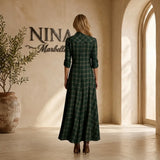 Lídia - Vestido largo de camisa