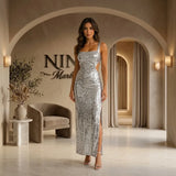 Sparkle Silver - Vestido de gala noche