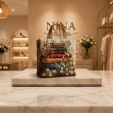 Bolso Artisanal Acolchado - Motivo Floral
