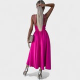 Cielo - Vestido Midi con Abertura