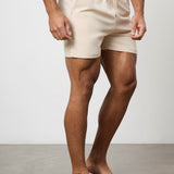 Pantalones de Baño Sencillos en Piedra