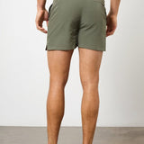 Pantalones Cortos de Baño Sencillos en Caqui
