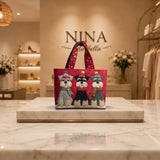 Bolso Artesanal - Trío de Schnauzers
