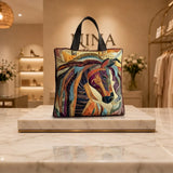 Bolso Artesanal - Caballo en Mosaico Multicolor
