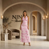 Mara - Vestido floral rosa