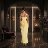 ISABEL - Maxi Vestido Reloj de Arena