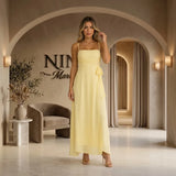 Flóssi - Vestido maxi amarillo