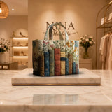 Bolsa Artisanal Acolchada - Libros y Flores